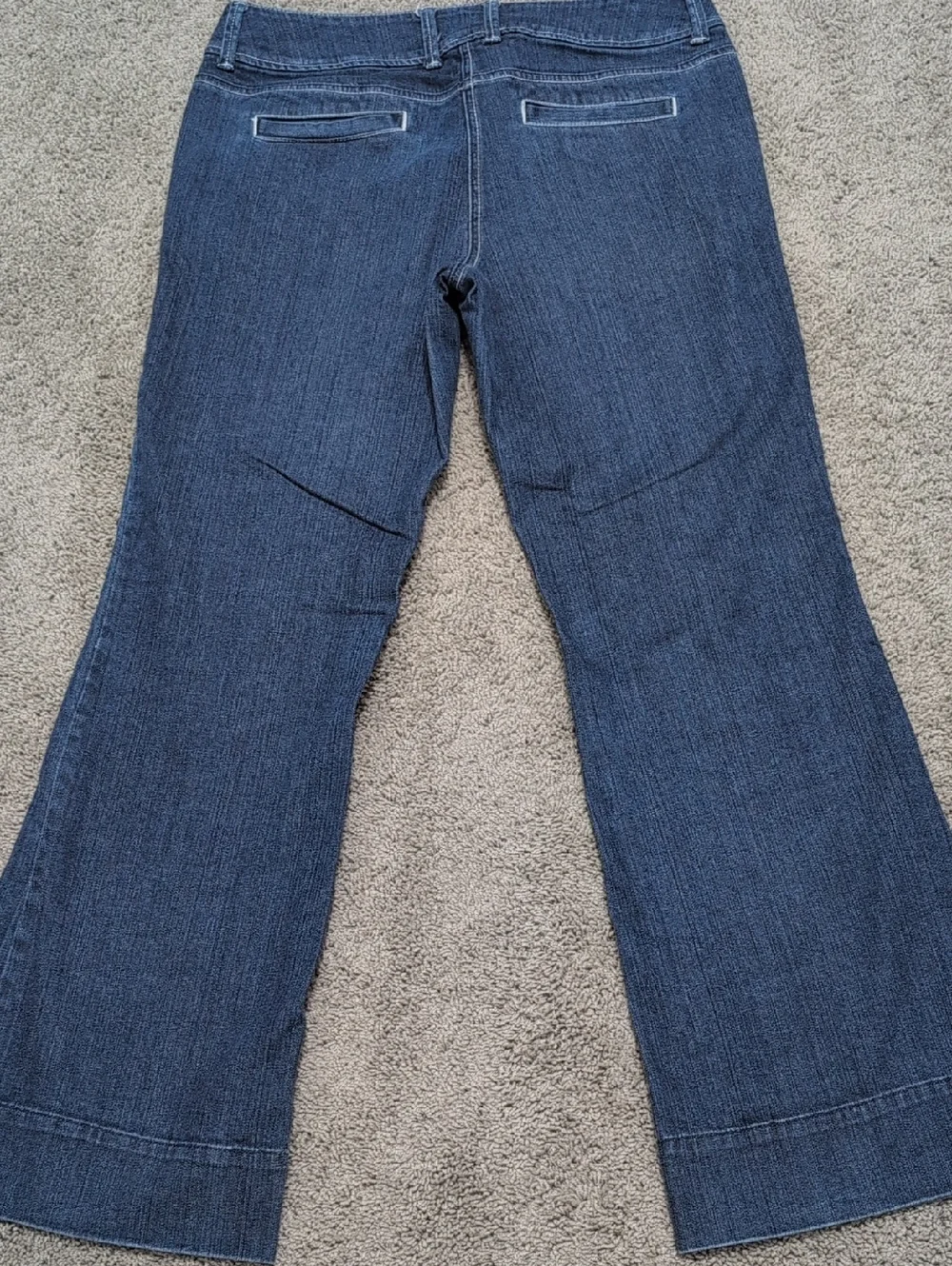 New York & Company Flare Leg Jeans Dark Wash Womens size 12
